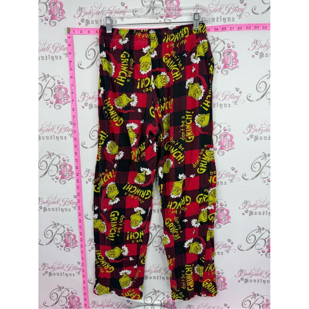 The Grinch Red Plaid Pajama Pants - Picture 2 of 9